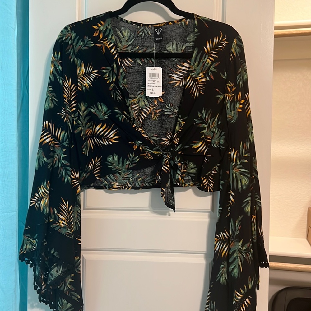 New Tropical Crop Top